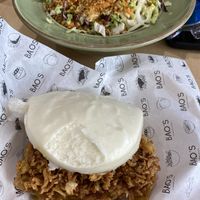 Tofu bao and salad   at Bao's in Porto