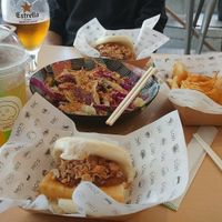 vegan lunch at Bao's in Porto