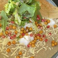 Vegan galette  at Albackens Tradgardsskafferi in Mjolby