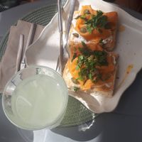 Manx bruschetta   at O Porto dos Gatos in Porto