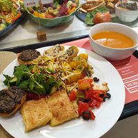 Excellent buffet with soup included at DaTerra - Mercado Beira Rio in Vila Nova De Gaia