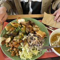 Amazing choices, and you get two plates of these!  at DaTerra - Mercado Beira Rio in Vila Nova De Gaia