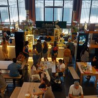 From above area at DaTerra - Mercado Beira Rio in Vila Nova De Gaia