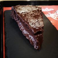 Beautiful chocolate cake! at DaTerra - Mercado Beira Rio in Vila Nova De Gaia