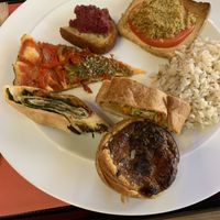 Yummy vegan plate at DaTerra - Mercado Beira Rio in Vila Nova De Gaia