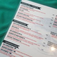 Menu at KRI in Dumaguete