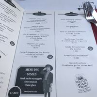 Menu page 2 at Le Cul de Poule in Avignon