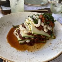 Die kalte rohe Zucchini-Lasagne   at Manuka - Plaza del Mar in Marbella