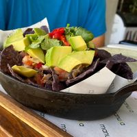 Tacos mit Avocado und Bohnen (auch kalt)  at Manuka - Plaza del Mar in Marbella