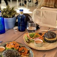 Vegan Burger  at Manuka - Plaza del Mar in Marbella