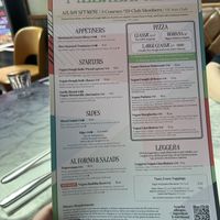 vegan menu at pizza express (may 2026)   at Pizza Express in Bracknell