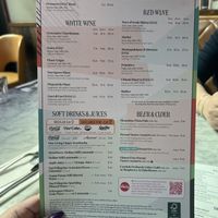 vegan menu at pizza express (may 2026)   at Pizza Express in Bracknell