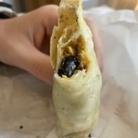 Veggie breakfast wrap #Veganuary at Cafe Red in Seattle