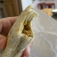 Chorizo breakfast wrap #Veganuary at Cafe Red in Seattle