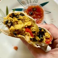 Breakfast burrito  at Cafe Red in Seattle