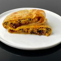 kari krunch (plated at home) at Cafe Red in Seattle