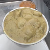 Mac and cheese  at Cafe Red in Seattle