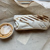 Bacon breakfast burrito  at Cafe Red in Seattle