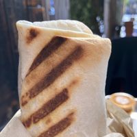 Bacon breakfast burrito  at Cafe Red in Seattle
