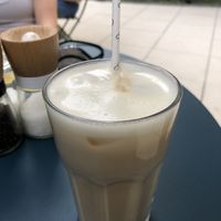 Iced chai latte (not recommended)  at Claus Eismanufaktur & Deli in Stuttgart