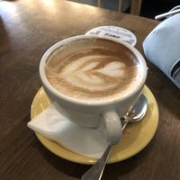 Cappuccino with oat milk   at Claus Eismanufaktur & Deli in Stuttgart