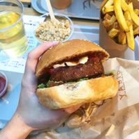 Vegan burger  at Yabio - Bellecour in Lyon