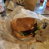 Vegan burger at Yabio - Bellecour in Lyon