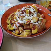 Papas locas at Veggie Penguin in Tenerife