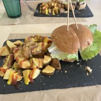 Beyond Burger 🍔🤍  at Veggie Penguin in Tenerife
