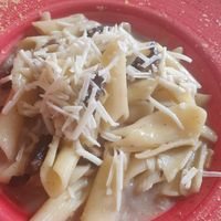 Pasta sin gluten con salsa de setas at Veggie Penguin in Tenerife