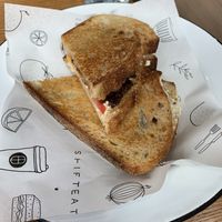 Cheese and Tomato Toastie  at Shift Eatery in Surry Hills