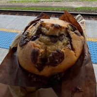 Choc Chip Muffin  at Shift Eatery in Surry Hills