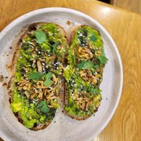 Avo toast at Shift Eatery in Surry Hills
