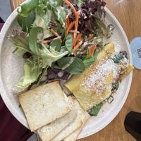 “Omelette" with tofu  at Shift Eatery in Surry Hills