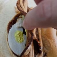 The rarely spotted tasty vegan egg x at Shift Eatery in Surry Hills