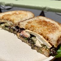 Smoked tofu sandwich   at Shift Eatery in Surry Hills