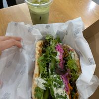 'lamb' wrap at Shift Eatery in Surry Hills