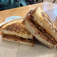 Go ham toastie   at Shift Eatery in Surry Hills