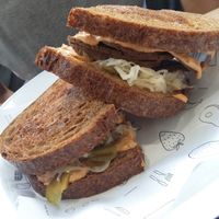 Reubens sandwich/toastie at Shift Eatery in Surry Hills