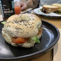 ‘Salmon’ bagel at Shift Eatery in Surry Hills