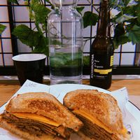 Rubens vegan brother Steve!  at Shift Eatery in Surry Hills