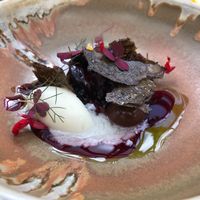 Vegan menu: desert at Librije in Zwolle