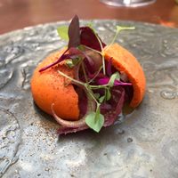 Vegan menu at Librije in Zwolle