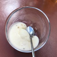 Sorbet ice cream vegan at Librije in Zwolle