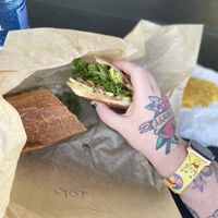 Tofu cubano  at El Super Pan in Atlanta