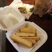 Yucca fries- very small portion at El Super Pan in Atlanta
