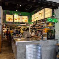 Vegan items clearly labeled at Brota in Rio De Janeiro