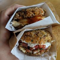 Rice cakes at Brota in Rio De Janeiro