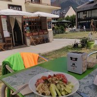 Salad at Kuki's in Viella