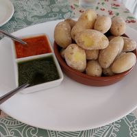 Papas arrugas at Kuki's in Viella